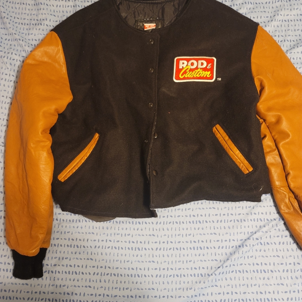 ROD & CUSTOM WOMEN JACKET LEATHER  AMERICRUISE TOUR 99 VINTAGE XXL